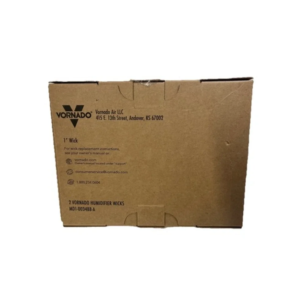 Vornado MD1-0034BB-A Replacement 1 Inch Wicks - White (2-Pack)‎ New With Tags